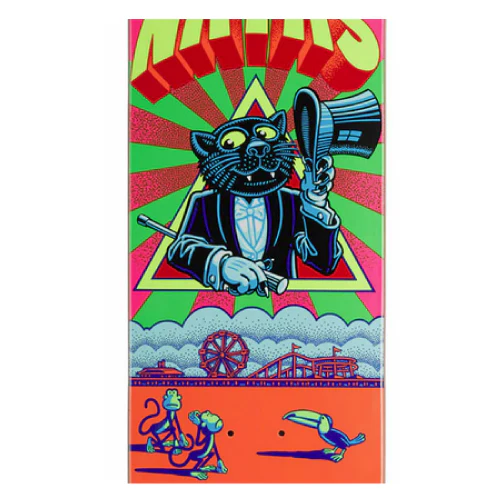 101 Natas Kaupas Panther Popsicle Reissue Skateboard Deck 8.25" - Image 2