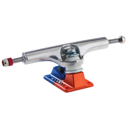 ACE AF1 Anodized Blue, Orange, Polished Trucks (Set of 2) - Image 4