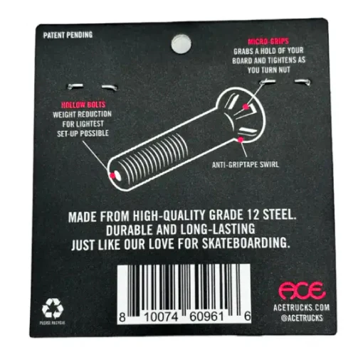 ACE AF1 Hollow Allen Bolts 1" - Image 3