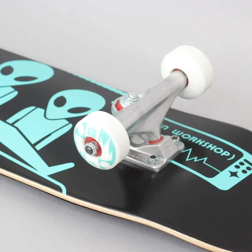 Alien Workshop Abduction Complete Skateboard Black/Teal 7.5" - Image 8