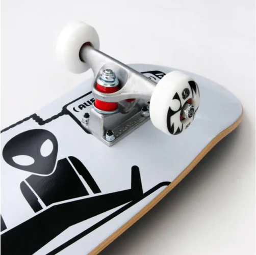 Alien Workshop Abduction Complete Skateboard White 7.0" - Image 3