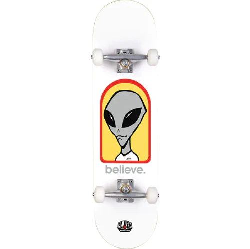 Alien Workshop Believe Complete Skateboard White 8.0"