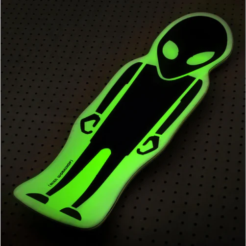 Alien Workshop Die Cut Glow in the Dark Skateboard Deck 9.675" - Image 2