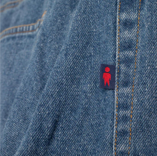 Alien Workshop OG Baggy Jeans- Stonewash Blue - Image 4
