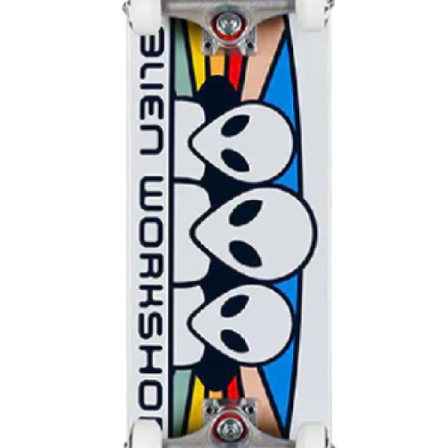 Alien Workshop Spectrum Complete Skateboard White 8.0" - Image 2