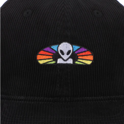 Alien Workshop Spectrum Strapback Hat - Black Corduroy - Image 2