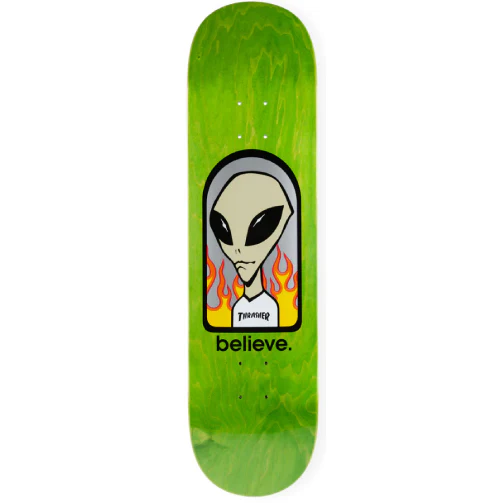 Alien Workshop X Thrasher Believe Skateboard Deck 8.25"