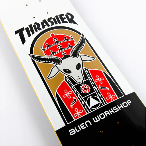 Alien Workshop X Thrasher Priest Skateboard Deck 8.5" - Image 4