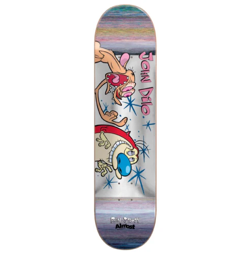 Almost X Ren & Stimpy John Dilo Fingered R7 Skateboard Deck 8.125"