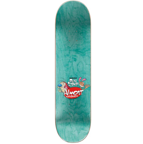 Almost X Ren & Stimpy Youness Amrani Room Mate R7 Skateboard Deck 8.25" - Image 2
