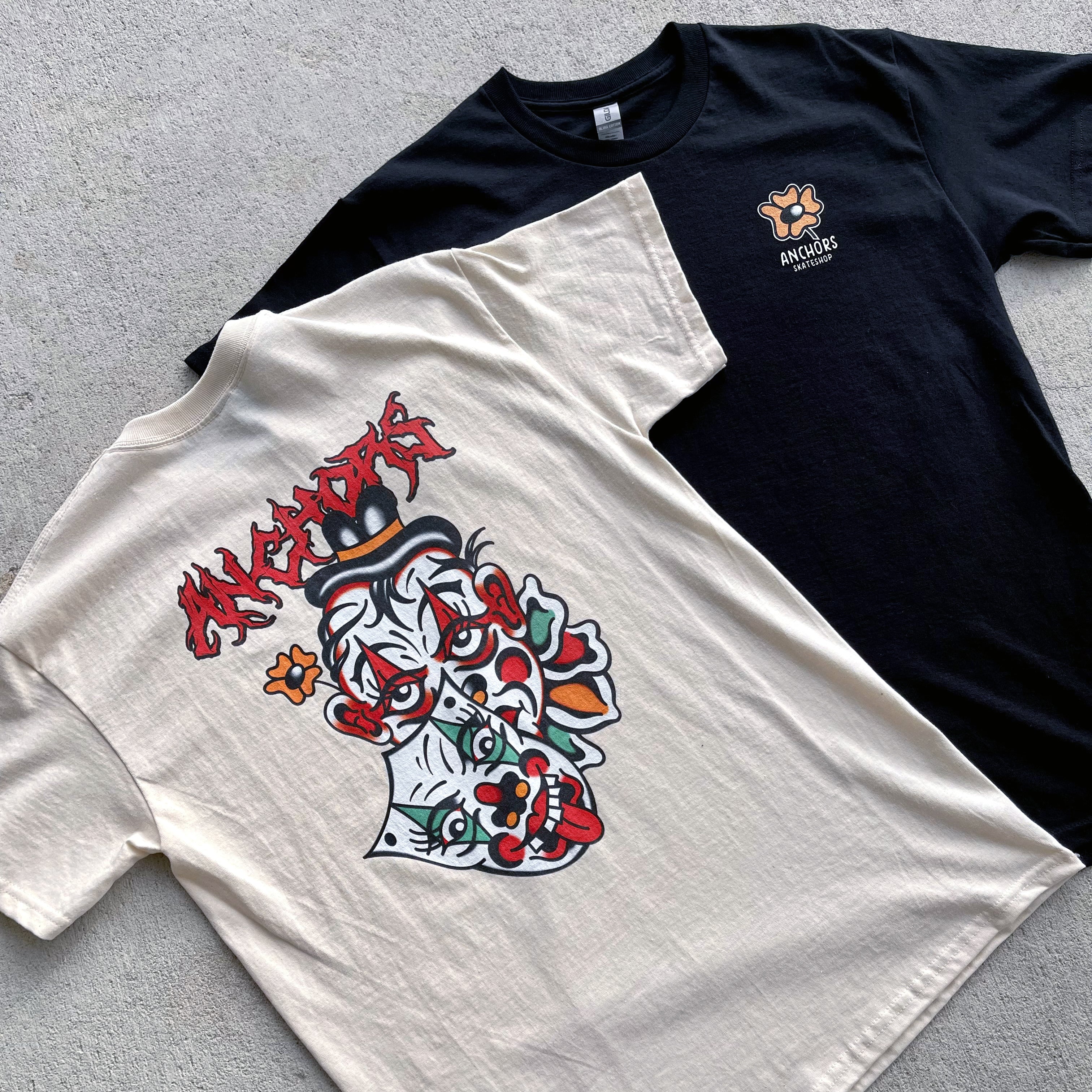 Anchors Skateshop X Dexter Tattooer Clown Shop Tee