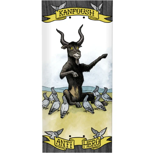 Antihero Austin Kanfoush Pigeon Religion Skateboard Deck 8.75" - Image 2