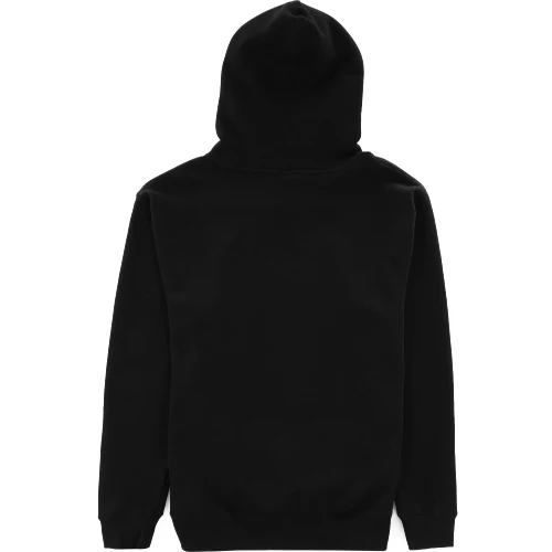 Antihero Basic Eagle Pullover Hooded Sweatshirt - Black with Off White - Image 3