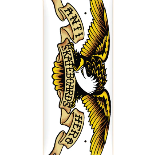 Antihero Classic Eagle Skateboard Deck White 8.75" - Image 2