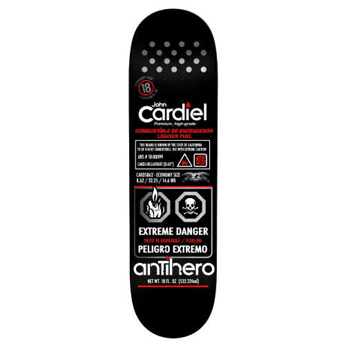 Antihero Cardiel Fueled Up Skateboard Deck 8.62"