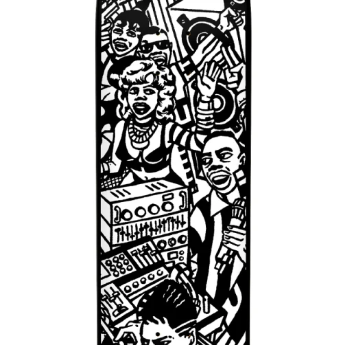Antihero Cardiel Greensleeves Skateboard Deck 8.62" - Image 2