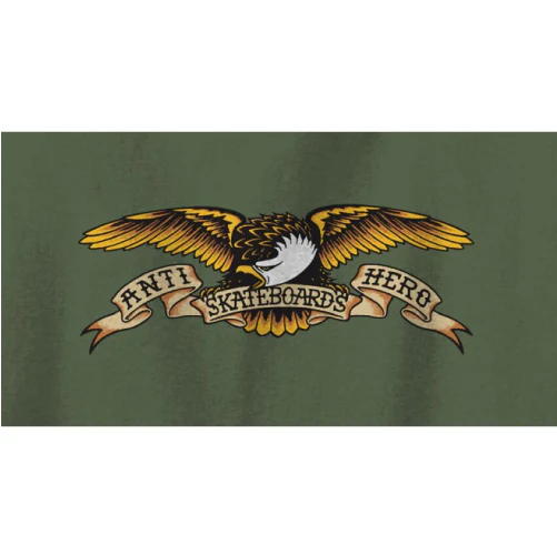 Antihero Classic Eagle Tee - Hemp Green - Image 2