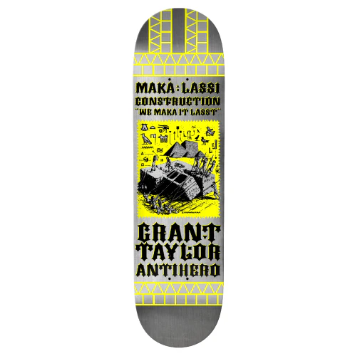 Antihero DBX Grant Maka Lassi Construction Skateboard Deck 8.5"