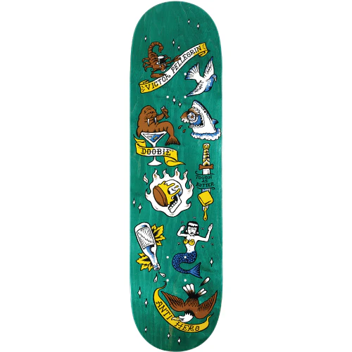 Antihero Doobie No Regerts Skateboard Deck 8.62"