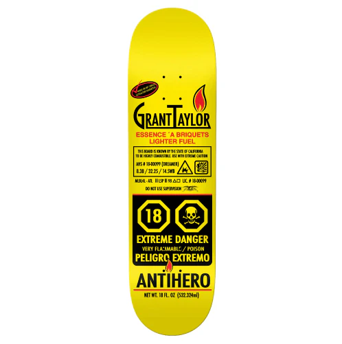 Antihero Grant Fueled Up Skateboard Deck 8.38"