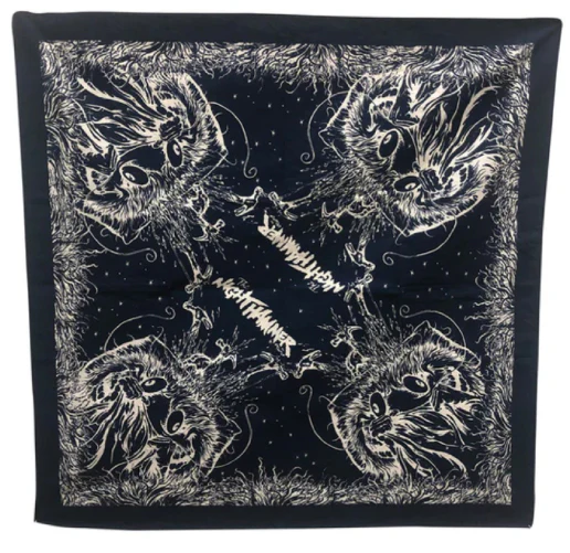 Antihero Grimple Safety Blanket Bandana - Navy/White