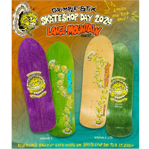 Antihero Grimple Stix Lance Limited SSD Deck 9.83" - Image 2
