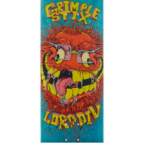 Antihero Grimple Stix Lord Div Guest Skateboard Deck Blue 8.62" - Image 2