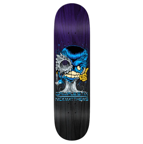 Antihero Grimple Stix Matthews Grimplenator Skateboard Deck 8.5"