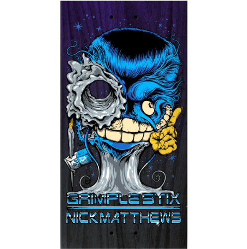 Antihero Grimple Stix Matthews Grimplenator Skateboard Deck 8.5" - Image 2