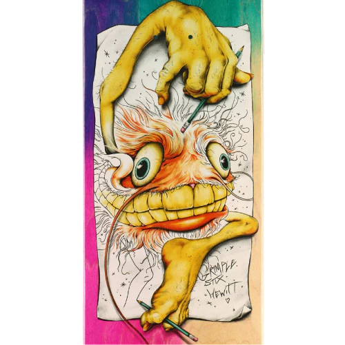 Antihero Grimple Stix Sesher Skateboard Deck 8.38" - Image 2