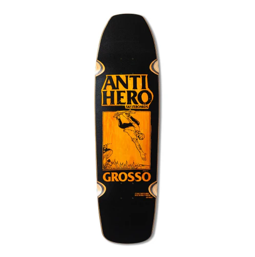 Antihero Grosso LG SSD25 Black/Veneer Skateboard Deck 9.25"