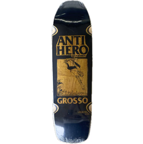 Antihero Grosso LG SSD25 Black/Veneer Skateboard Deck 9.25" - Image 12