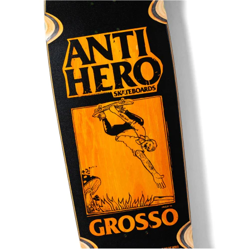 Antihero Grosso LG SSD25 Black/Veneer Skateboard Deck 9.25" - Image 2