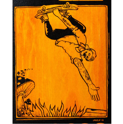 Antihero Grosso LG SSD25 Black/Veneer Skateboard Deck 9.25" - Image 6
