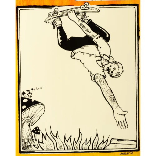 Antihero Grosso LG SSD25 Fade Skateboard Deck 9.25" - Image 7