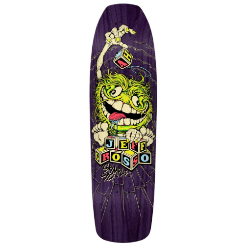 Antihero Jeff Grosso Grimple Stix Guest Skateboard Deck Random Veneer 9.0"