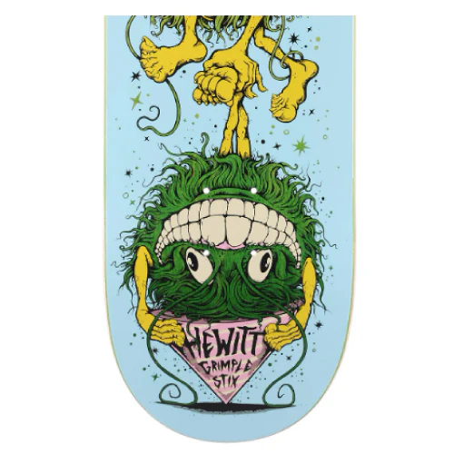 Antihero Peter Hewitt Grimple Stix Balancing Act Skateboard Deck 8.62" - Image 3