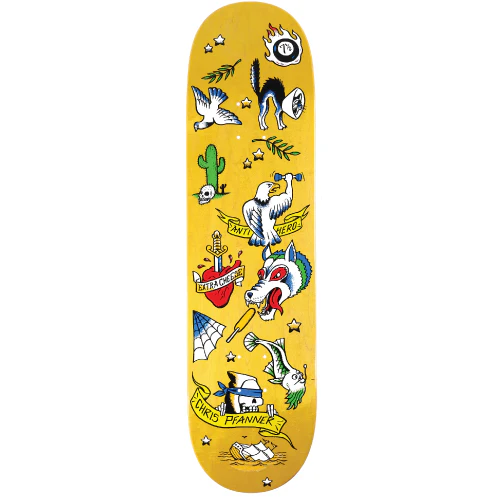 Antihero Pfanner No Regerts Skateboard Deck 8.25"