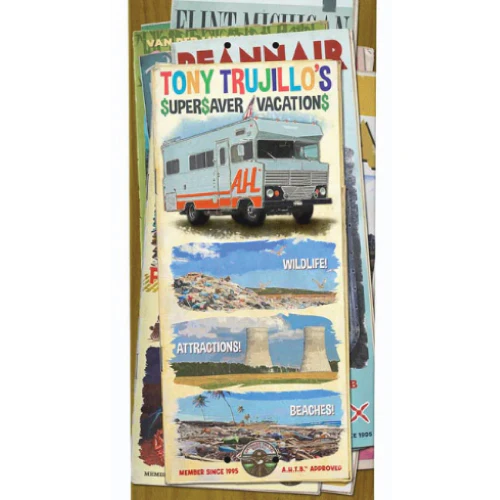 Antihero Tony Trujillo Traveler Skateboard Deck 8.5" - Image 2