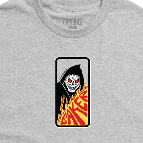 Baker 456 Tee - Heather Grey - Image 2