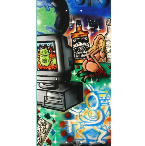 Baker Allen Hummus Skateboard Deck 8.38" - Image 2