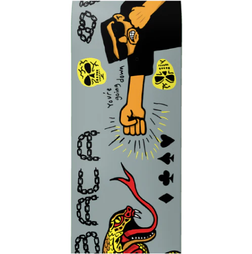 Baker Baca Going Down Skateboard Deck 8.25" - Image 2