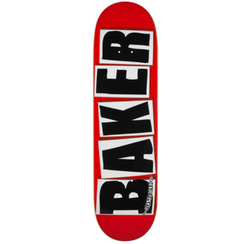 Baker Brand Logo Skateboard Deck Red/Black 8.475"