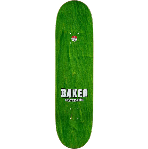 Baker Brand Logo Red/Black Skateboard Deck 8.3875" - Image 2