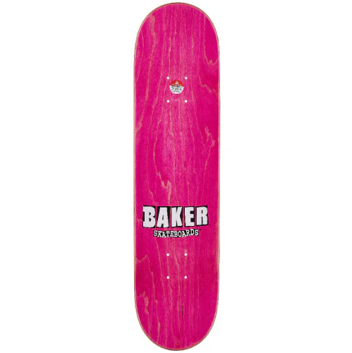 Baker Brand Logo Skateboard Deck Red/White 8.0" - Image 2