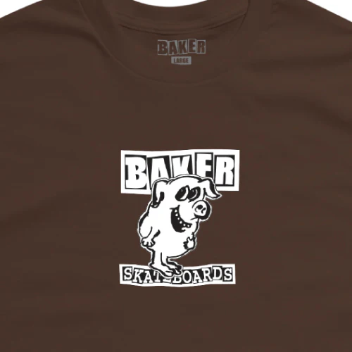 Baker Calamities Tee - Dark Brown - Image 2