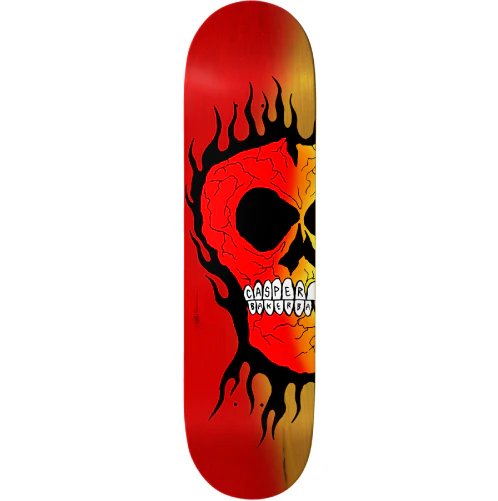 Baker B2 Casper Rasta Skull Skateboard Deck 8.5"