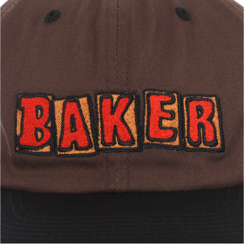 Baker Crumb Snapback Hat - Brown/Black - Image 2