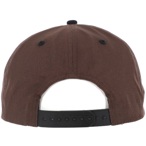 Baker Crumb Snapback Hat - Brown/Black - Image 3