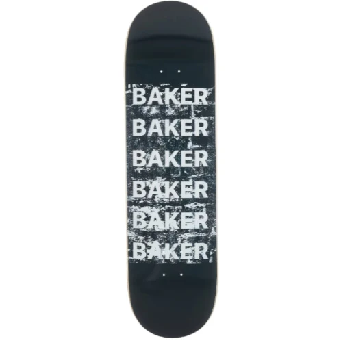 Baker Distressing Sensation Team Black Skateboard Deck 8.5"